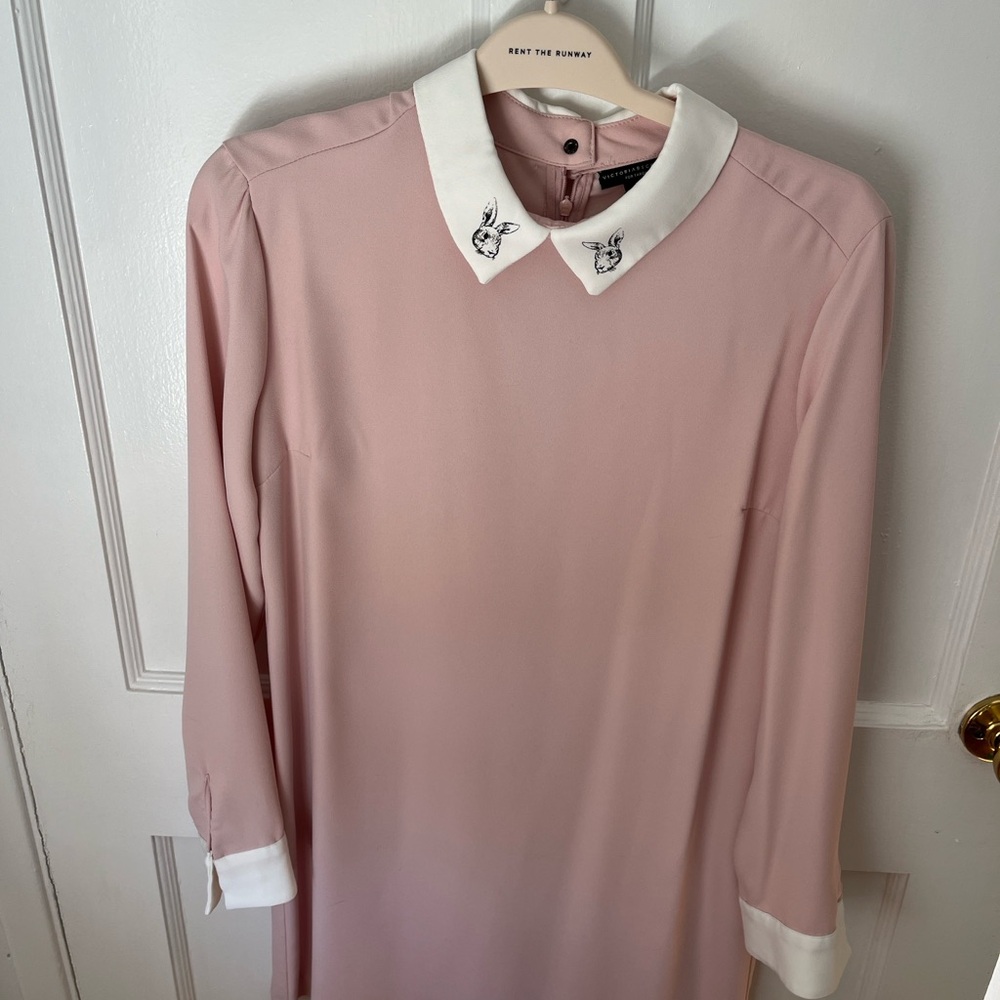 Victoria Beckham for Target Pink Dress with White Collar